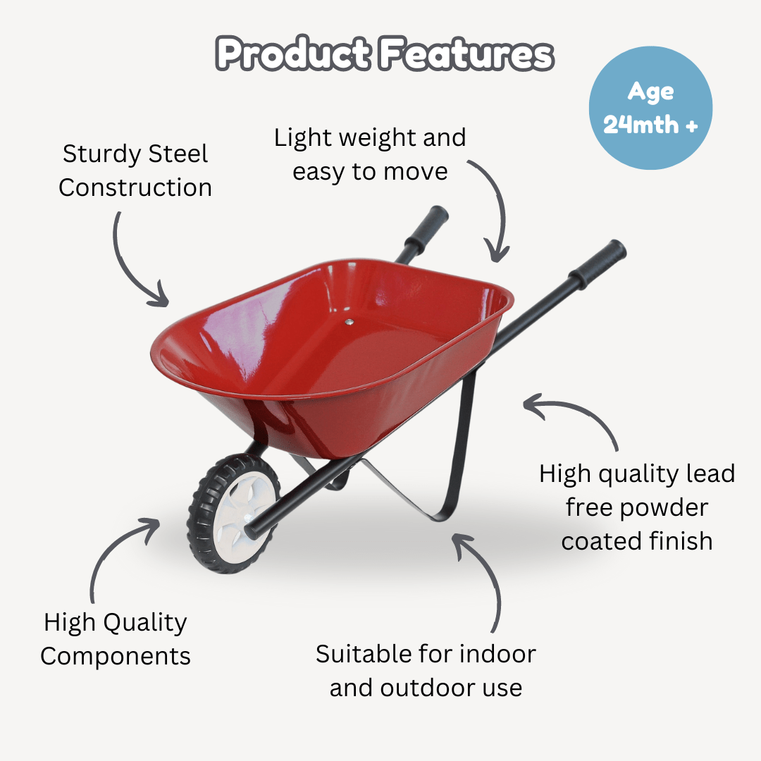 Kids Steel Toy Wheelbarrow 9 Kids Steel Toy Wheelbarrow