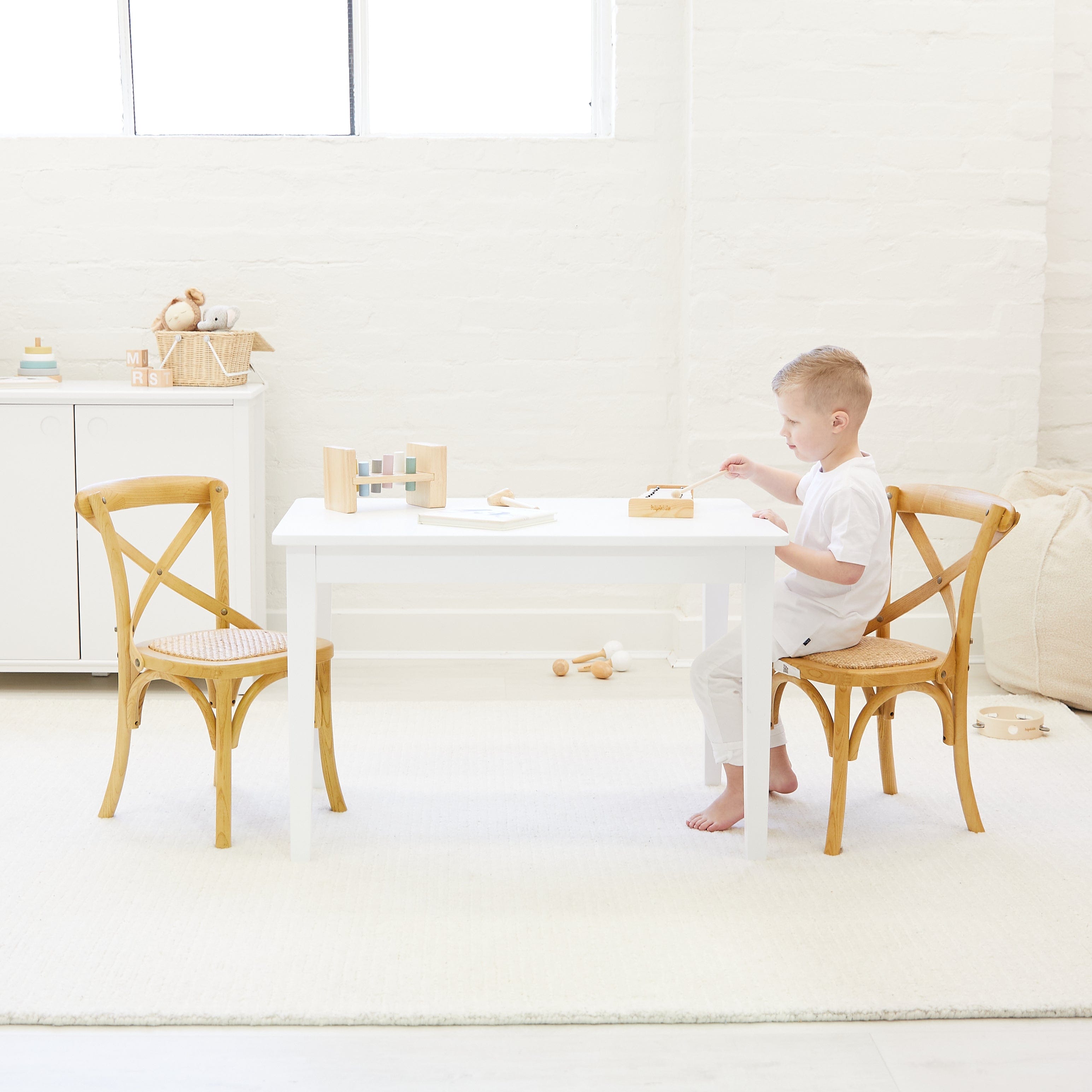 Hampton Kids Chairs (2 Pack) 13 Kids Hampton 2 Chairs & Table Set