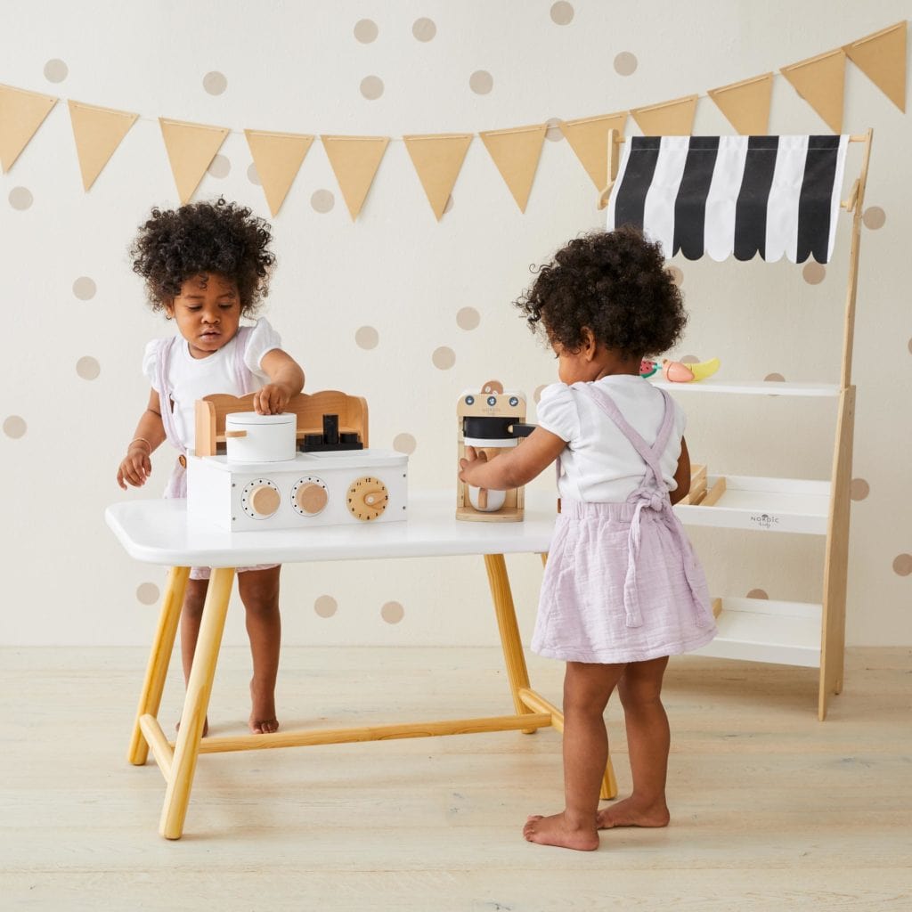 Nordic Kids Wooden Coffee Machine Set 3 Nordic Kids Wooden Coffee Machine Set