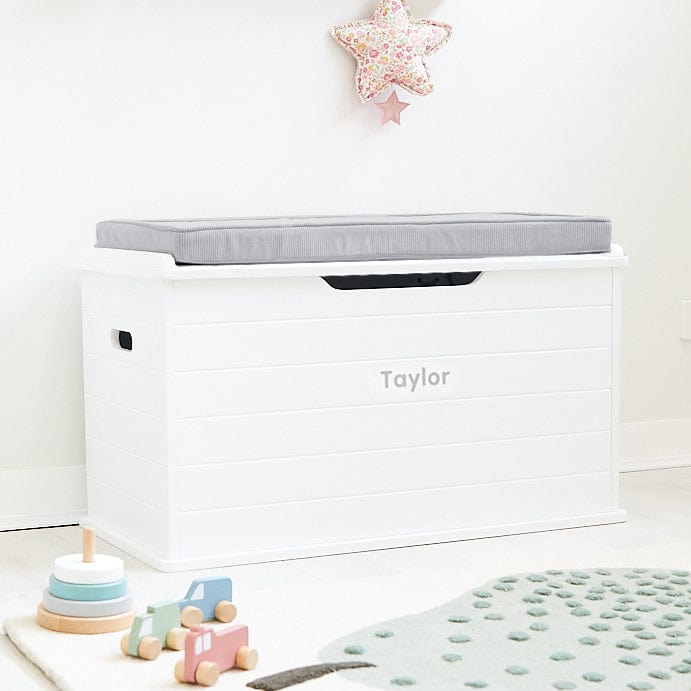 Taylor Toy Box w/ Corduroy Cushion 17 Taylor Toy Box w/ Corduroy Cushion