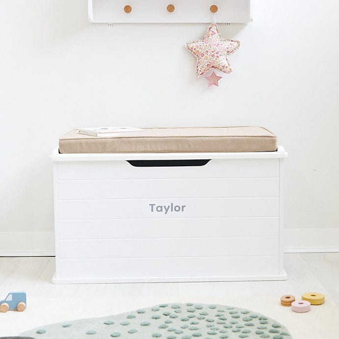 Taylor Toy Box w/ Corduroy Cushion 3 Taylor Toy Box w/ Corduroy Cushion