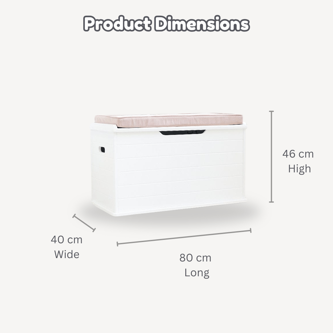 Taylor Toy Box w/ Corduroy Cushion 4 Taylor Toy Box w/ Corduroy Cushion