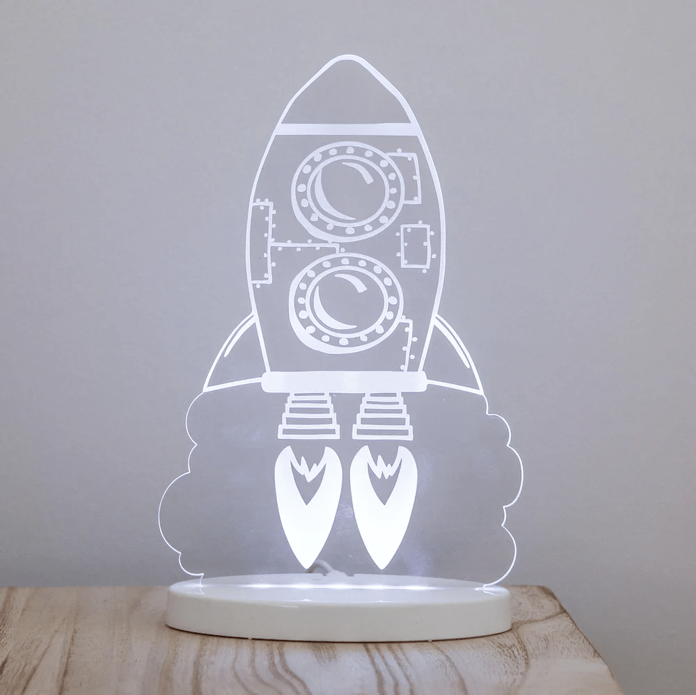 Duski Dream Light LED Night Light - Rocket - PLUG IN 8 Duski Dream Light LED Night Light - Rocket - PLUG IN