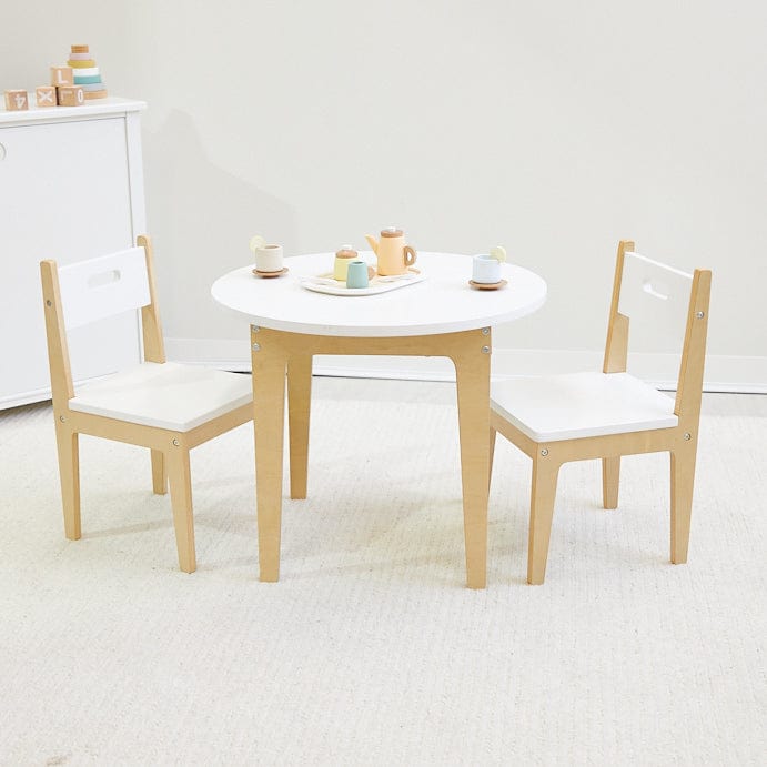 Benji Round Table & 2 Chair Set 6 Benji Round Table & 2 Chair Set