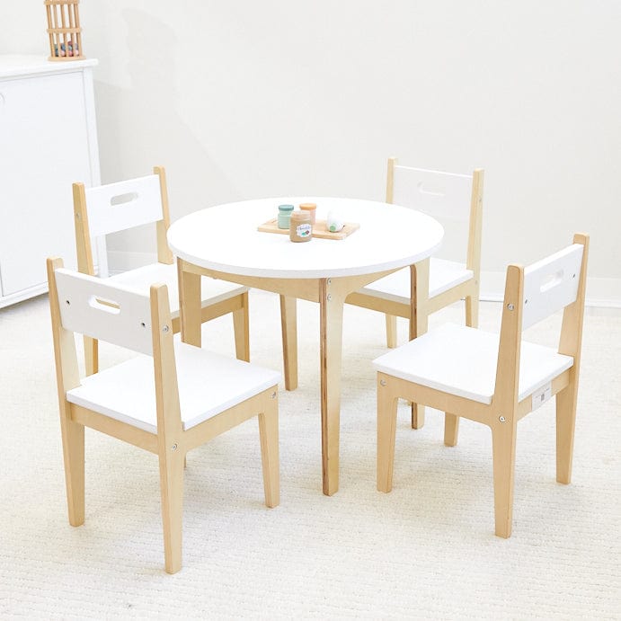 Benji Round Table & 4 Chair Set