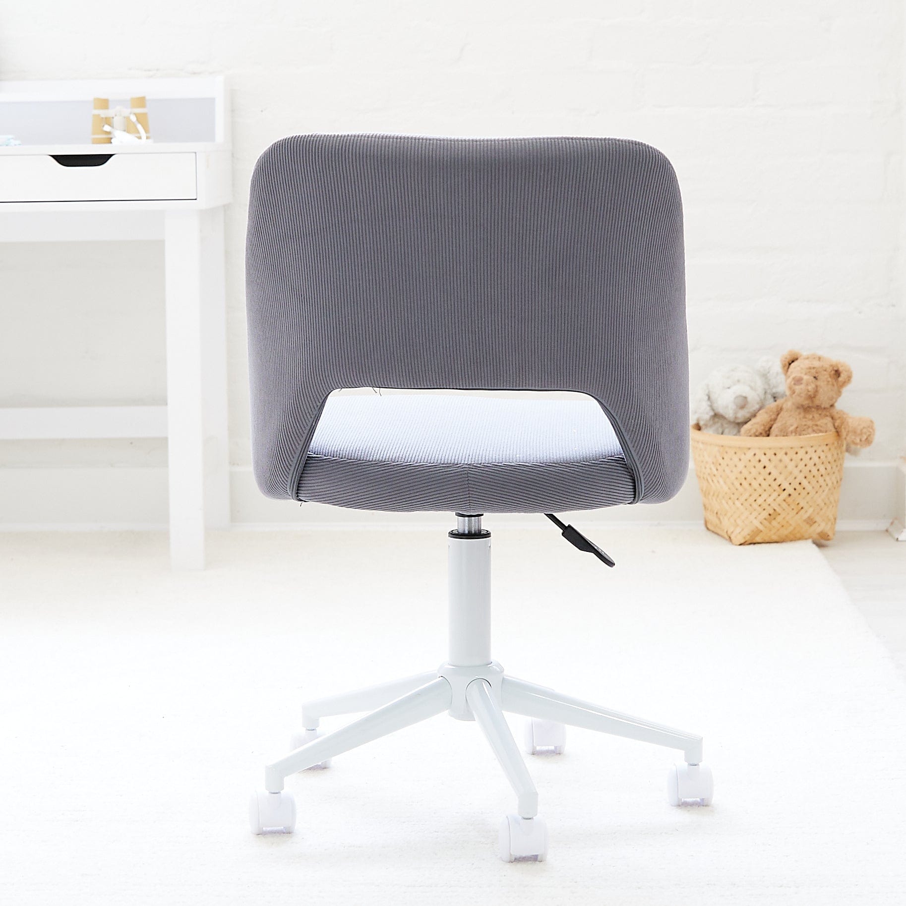 Leon Study Desk & BILLY Corduroy Desk Chair Set 11 Leon Study Desk & BILLY Corduroy Desk Chair Set