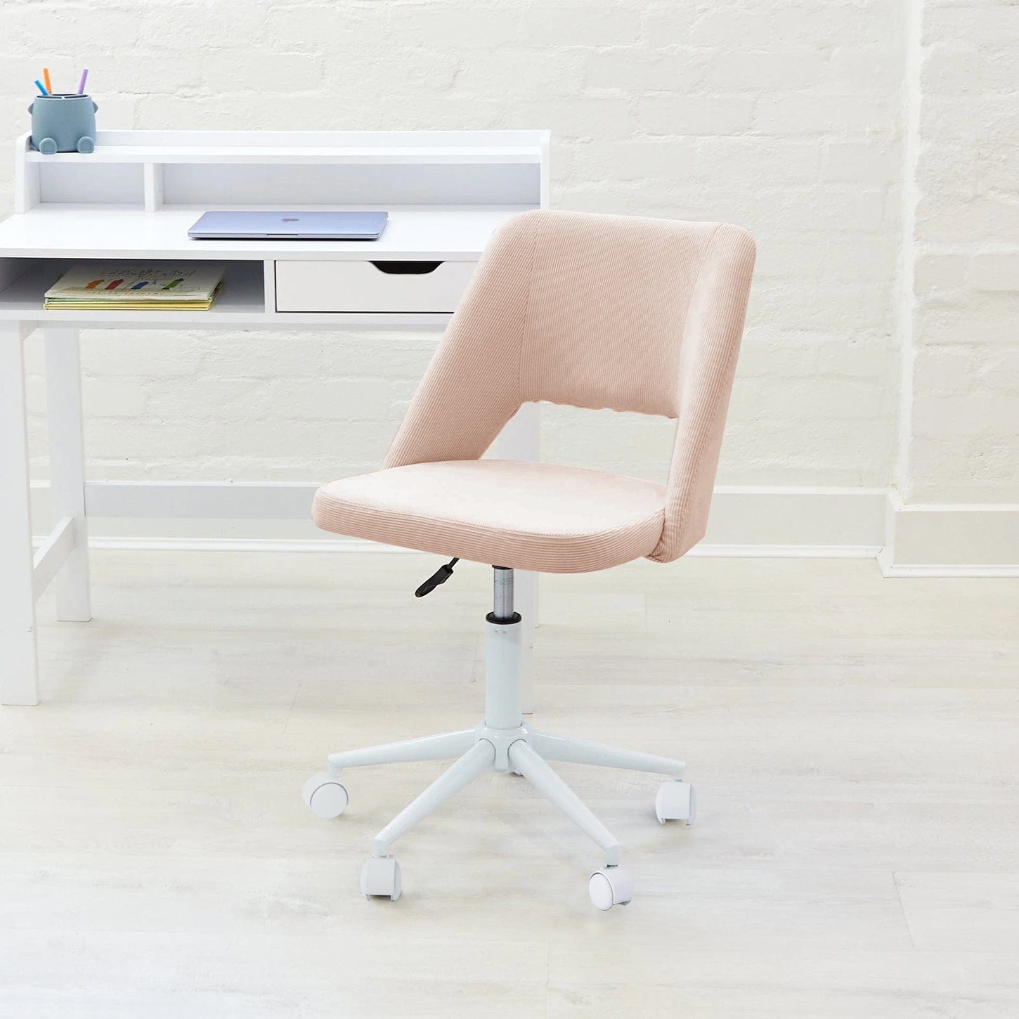 Leon Study Desk & BILLY Corduroy Desk Chair Set 2 Leon Study Desk & BILLY Corduroy Desk Chair Set