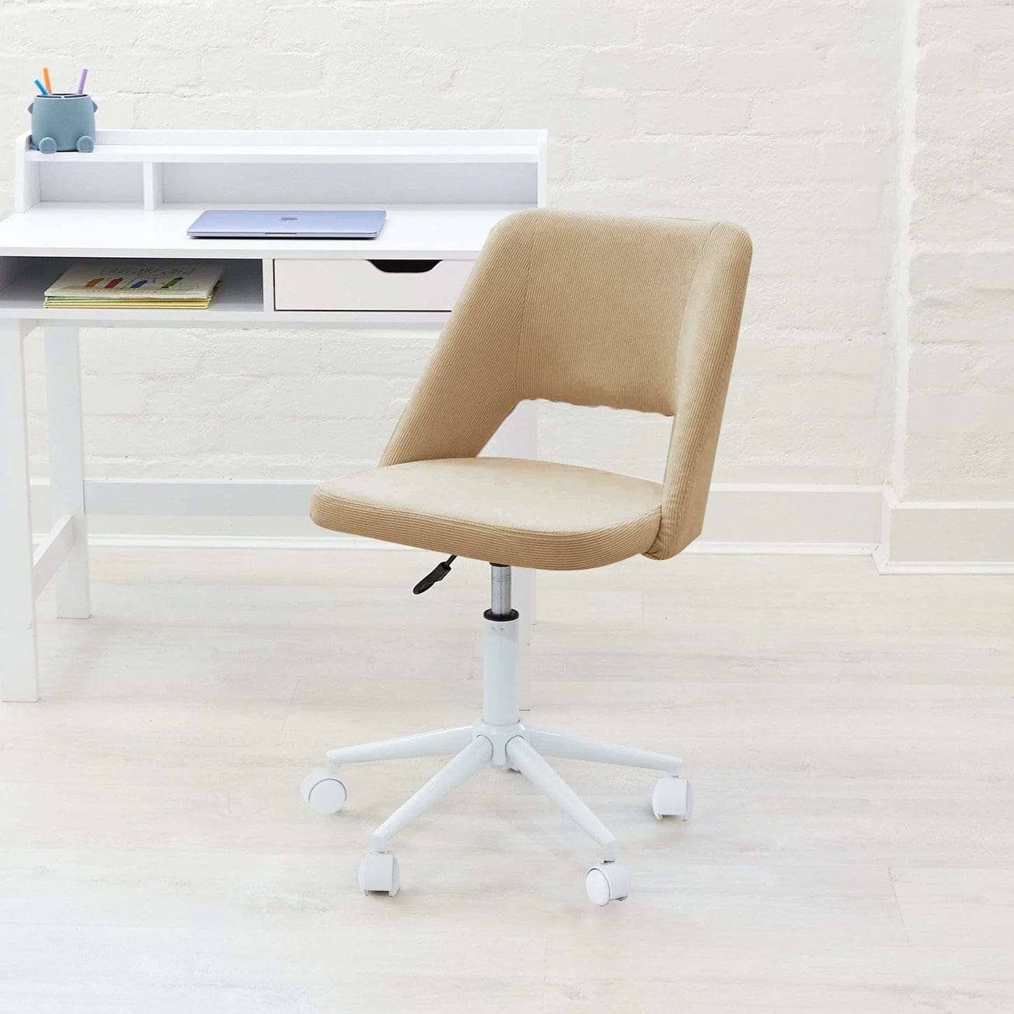 Leon Study Desk & BILLY Corduroy Desk Chair Set 3 Leon Study Desk & BILLY Corduroy Desk Chair Set