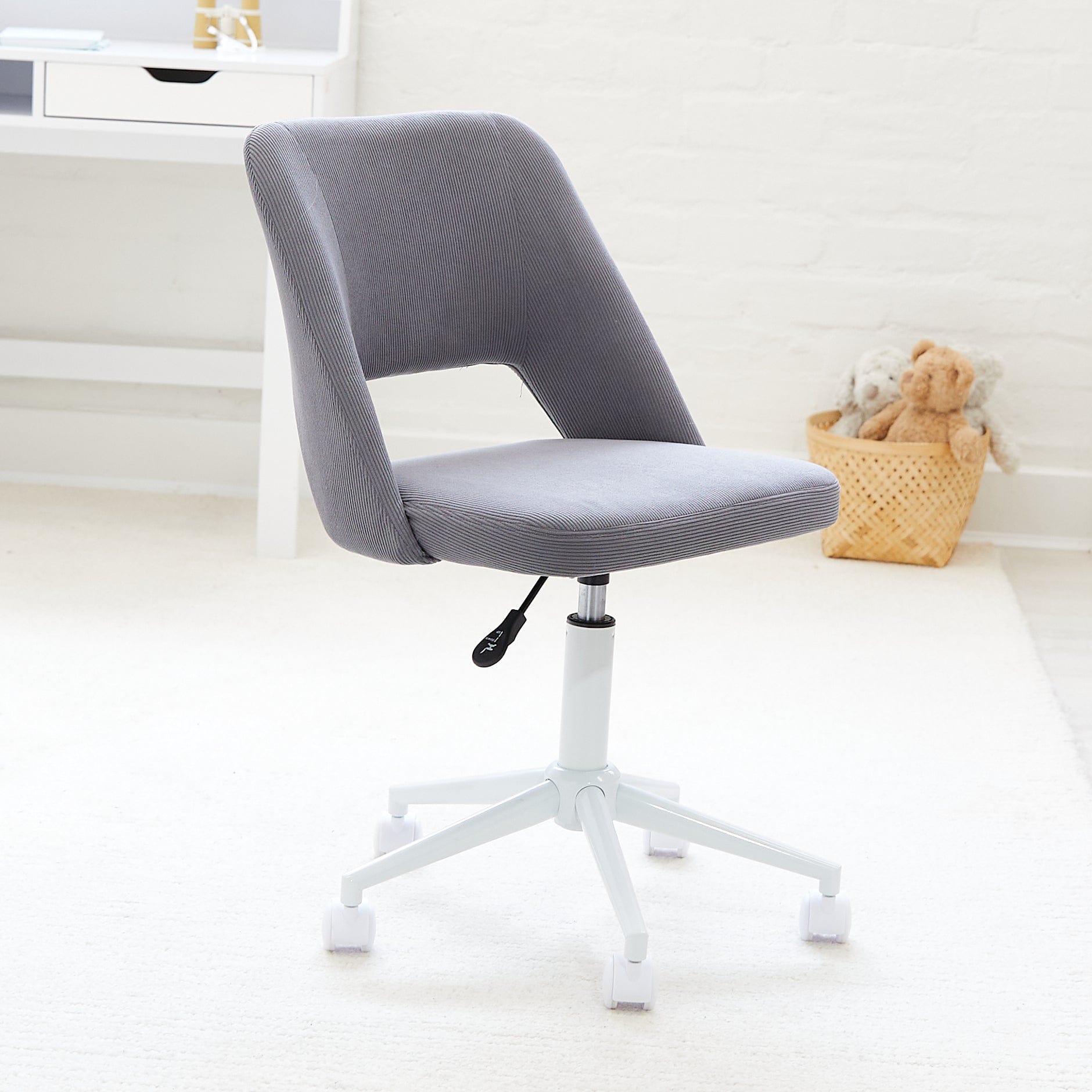 Leon Study Desk & BILLY Corduroy Desk Chair Set 8 Leon Study Desk & BILLY Corduroy Desk Chair Set