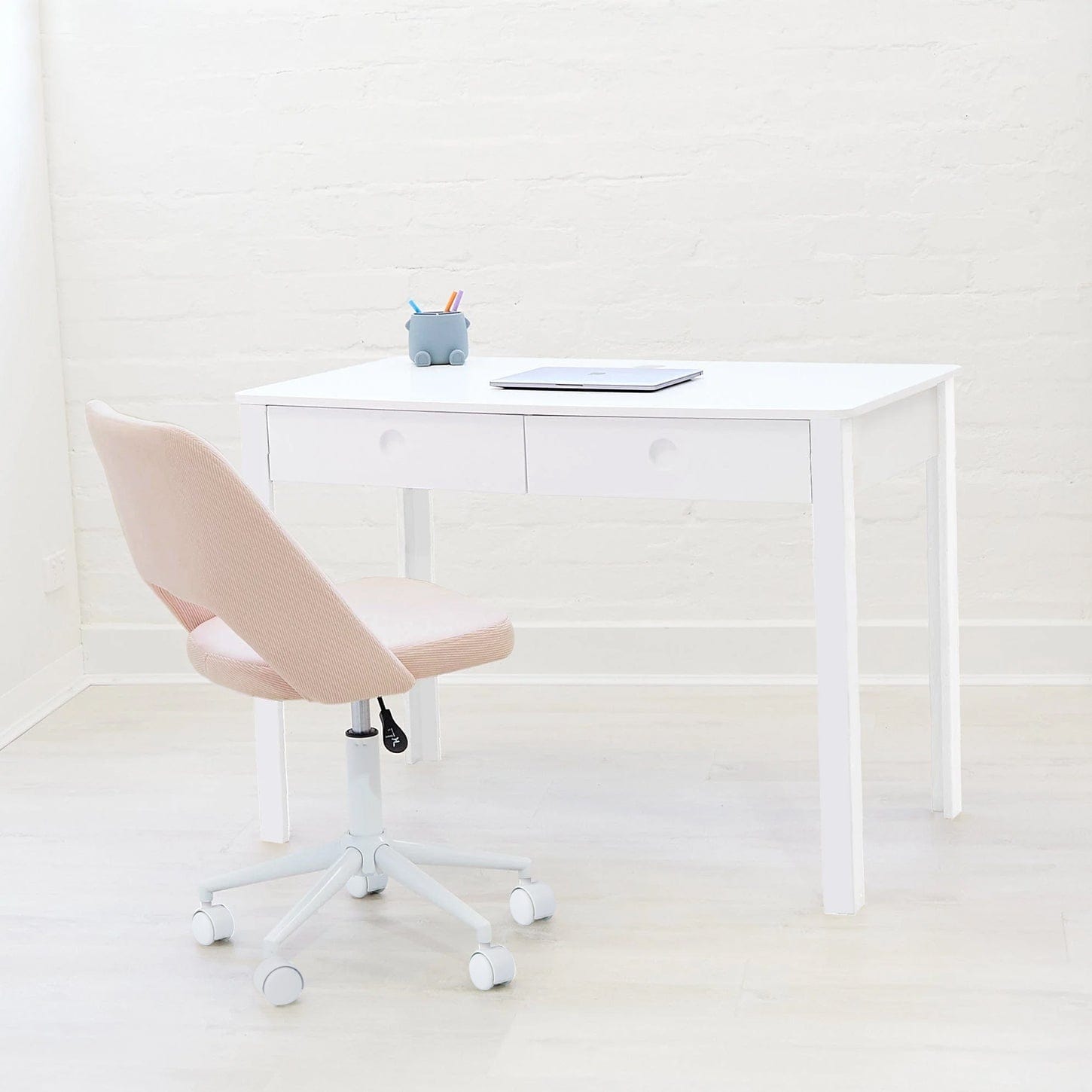 Layla Study Desk & BILLY Corduroy Desk Chair Set