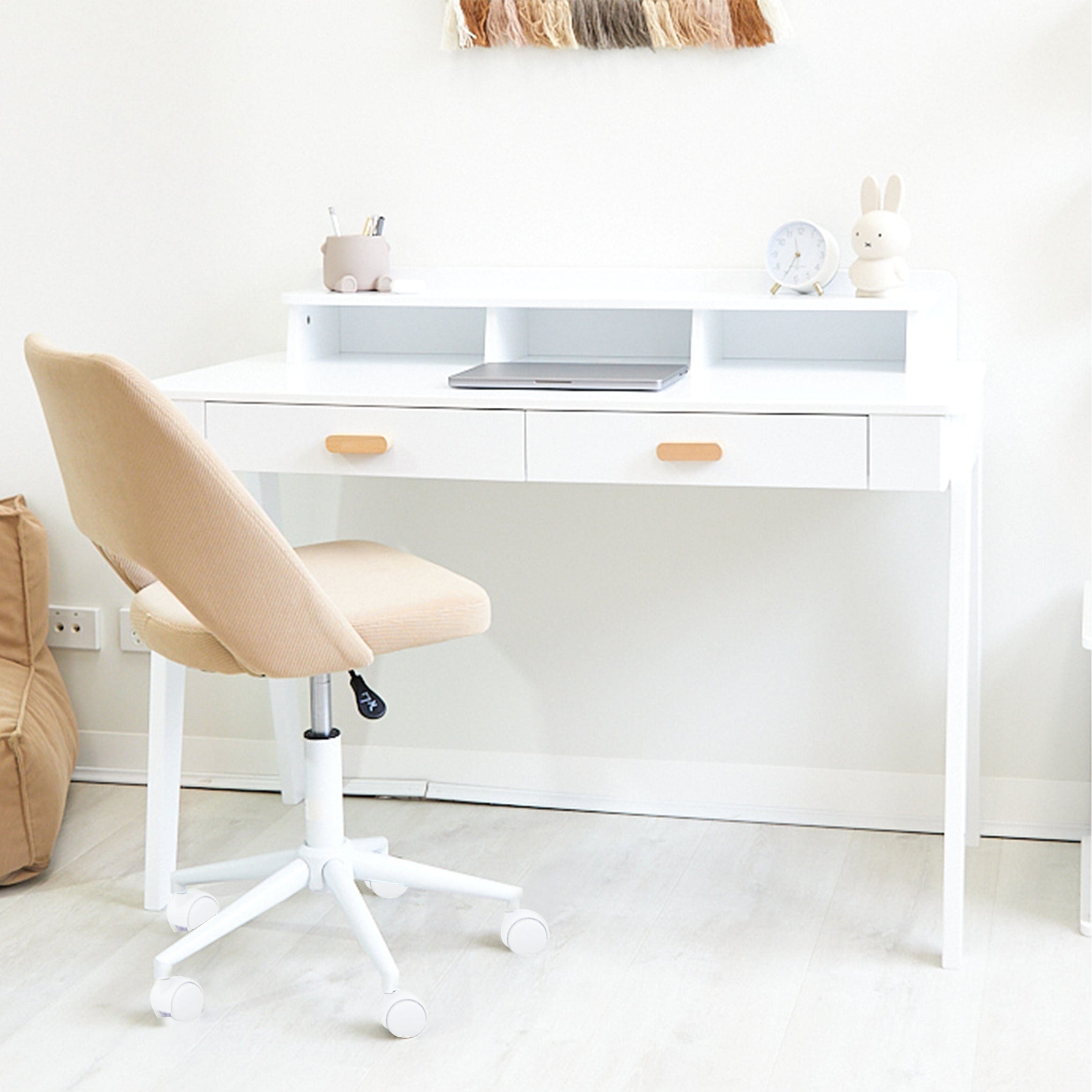 Mason Study Desk & BILLY Corduroy Desk Chair Set