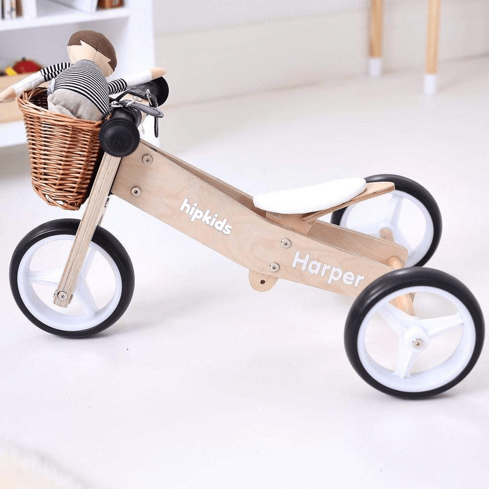 2 in 1 Toddler Mini-Trike/Balance Bike with Wicker Basket 16 2 in 1 Toddler Mini-Trike/Balance Bike with Wicker Basket