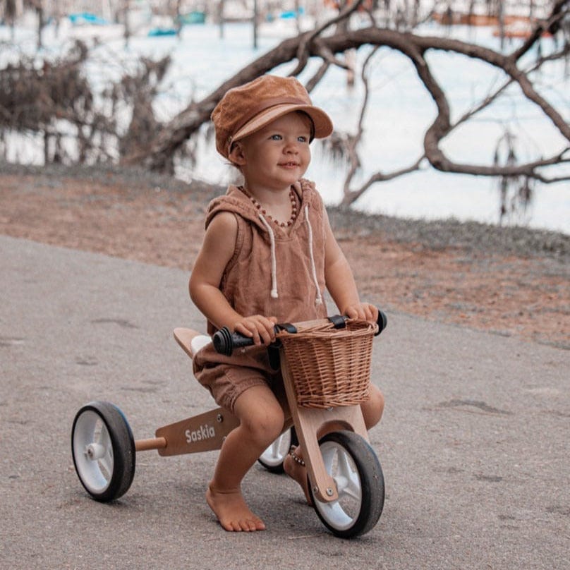 2 in 1 Toddler Mini-Trike/Balance Bike with Wicker Basket 18 2 in 1 Toddler Mini-Trike/Balance Bike with Wicker Basket