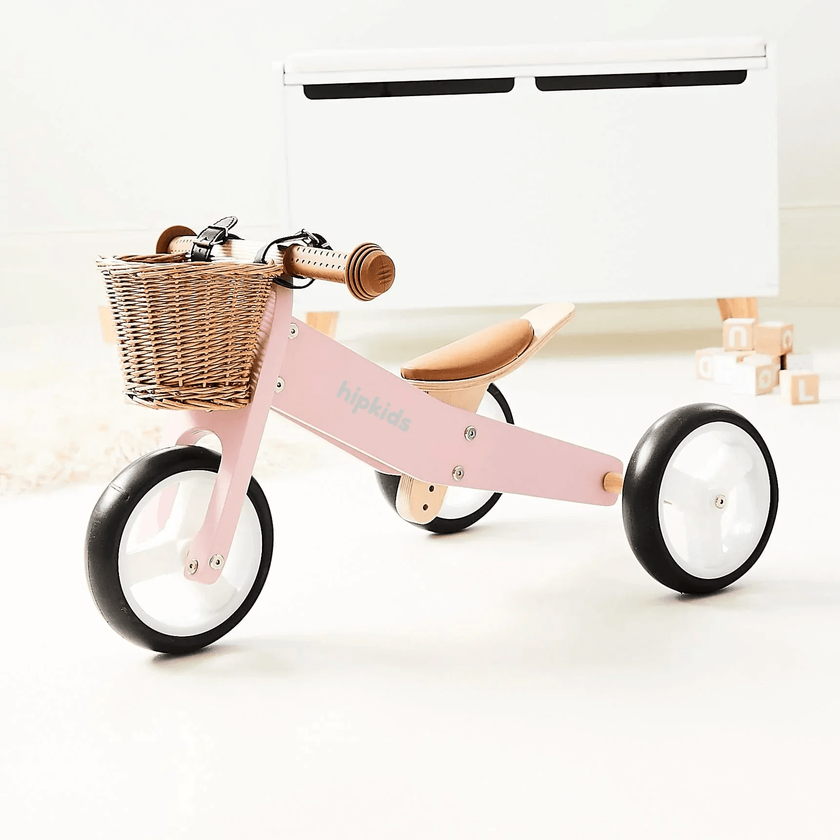 2 in 1 Toddler Mini-Trike/Balance Bike with Wicker Basket 21 2 in 1 Toddler Mini-Trike/Balance Bike with Wicker Basket