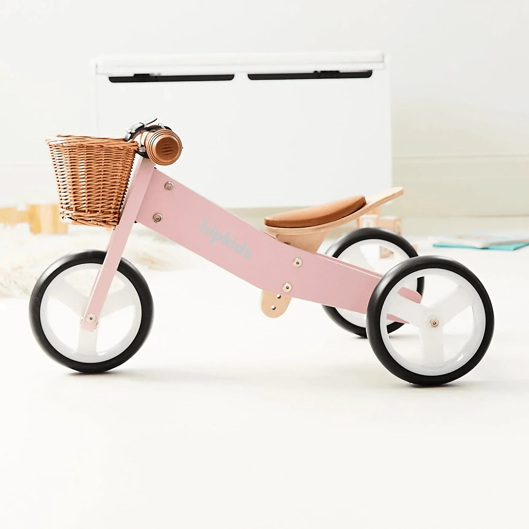 2 in 1 Toddler Mini-Trike/Balance Bike with Wicker Basket 23 2 in 1 Toddler Mini-Trike/Balance Bike with Wicker Basket