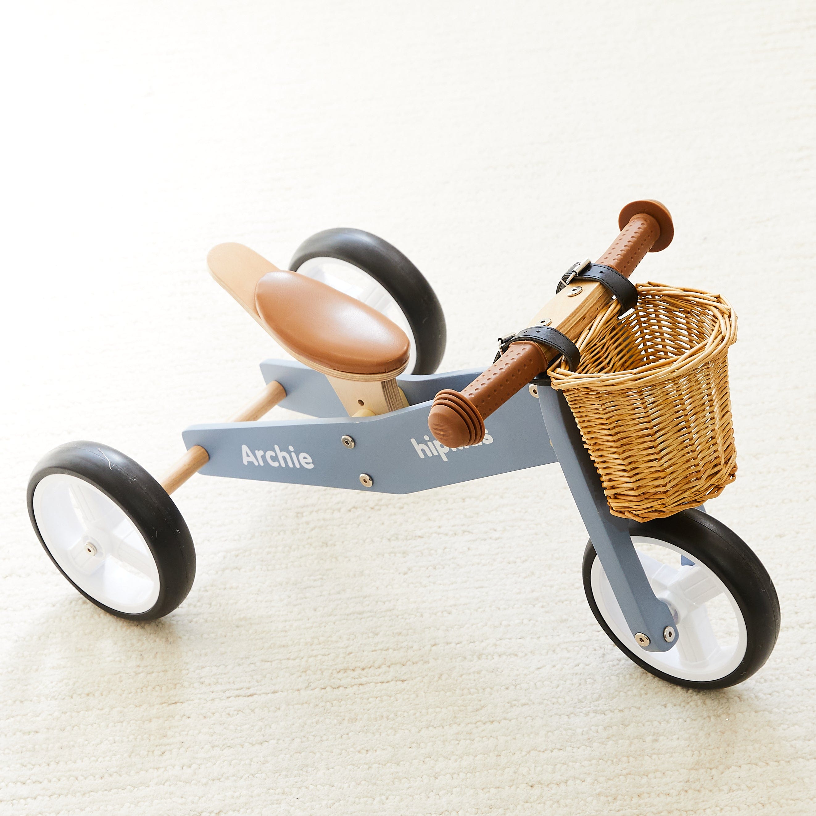 2 in 1 Toddler Mini-Trike/Balance Bike with Wicker Basket 32 2 in 1 Toddler Mini-Trike/Balance Bike with Wicker Basket