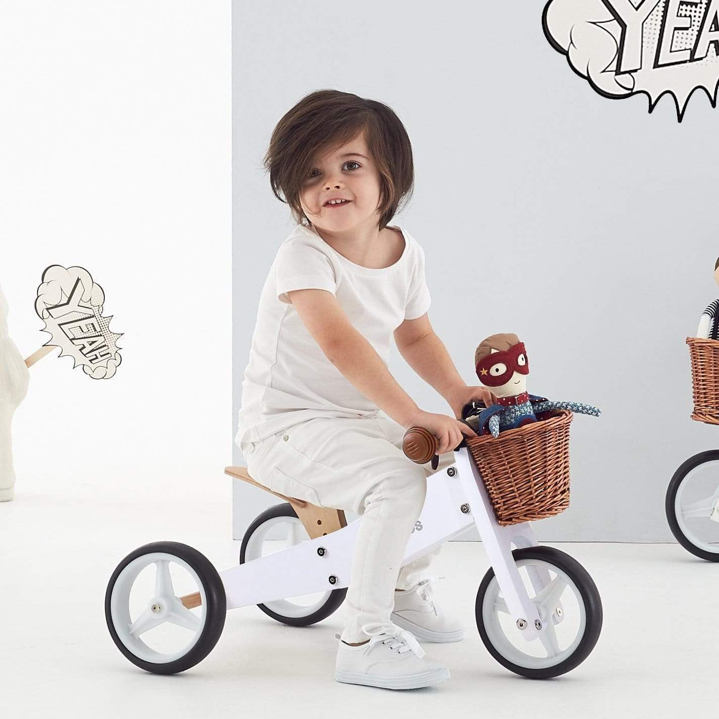 2 in 1 Toddler Mini-Trike/Balance Bike with Wicker Basket 38 2 in 1 Toddler Mini-Trike/Balance Bike with Wicker Basket