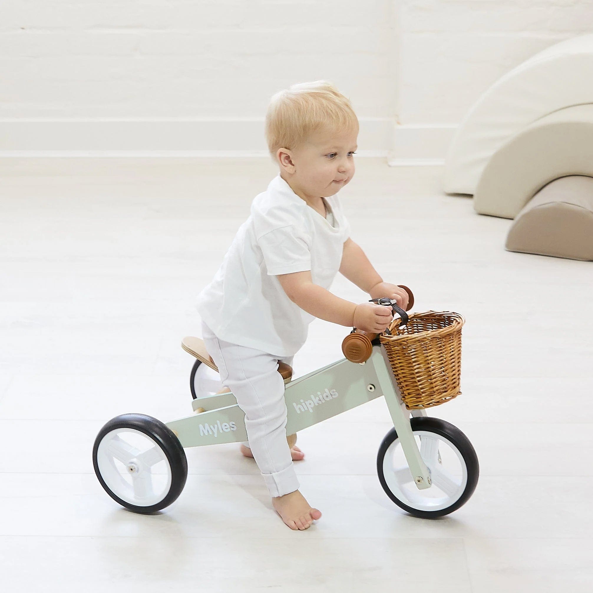 2 in 1 Toddler Mini-Trike/Balance Bike with Wicker Basket 6 2 in 1 Toddler Mini-Trike/Balance Bike with Wicker Basket