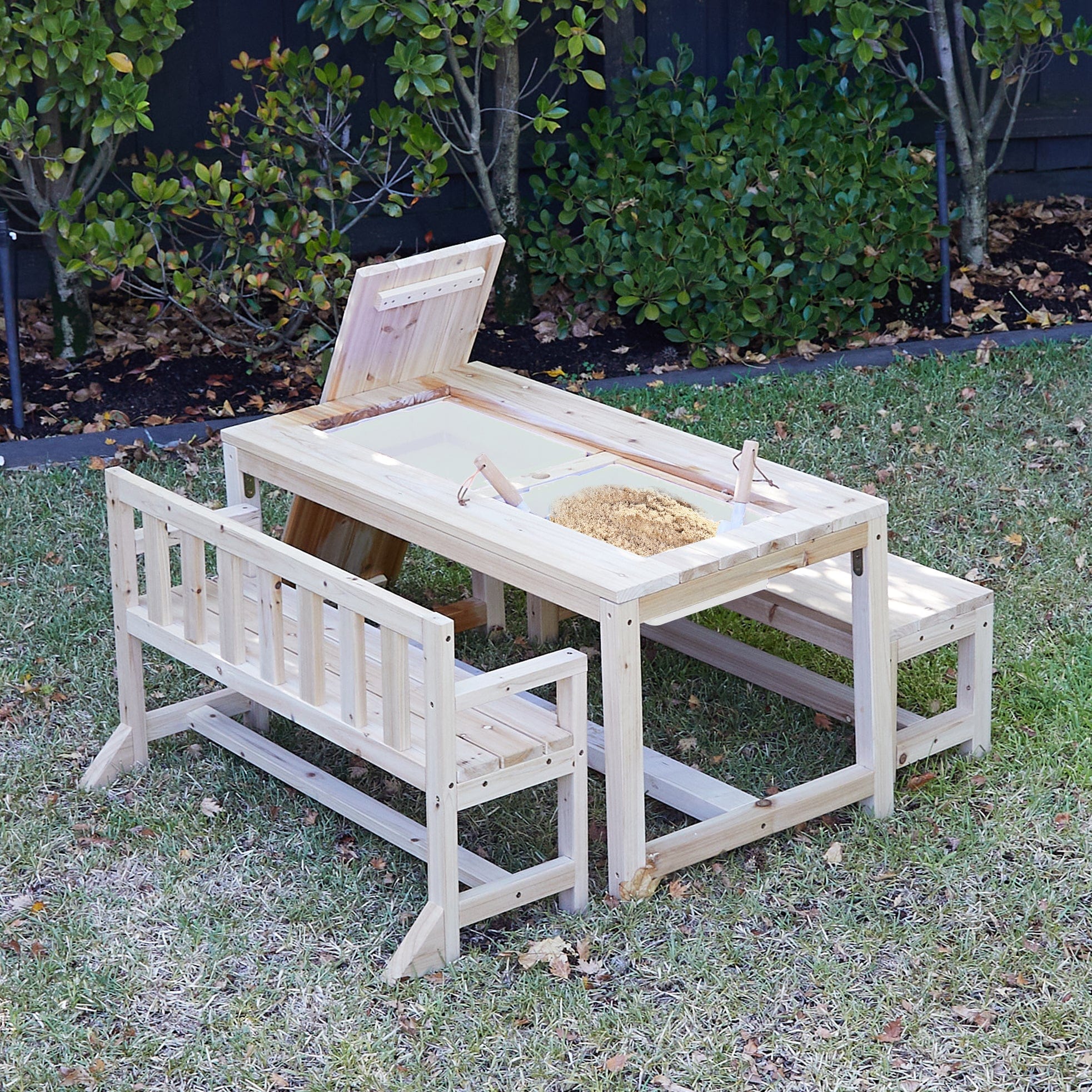PATIO Table & 1 Bench Chair & 1 Bench Seat 2 PATIO Table & 1 Bench Chair & 1 Bench Seat