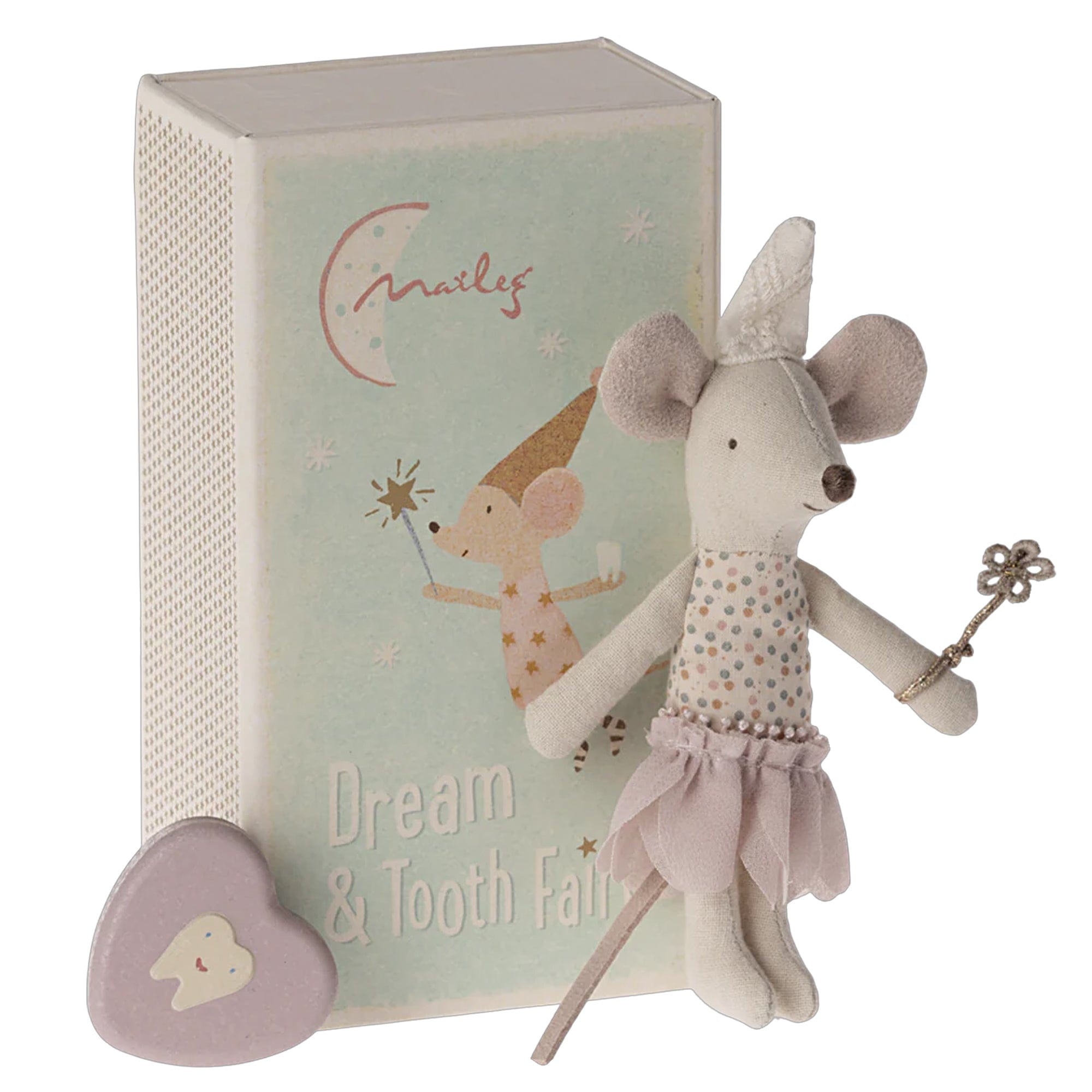 Tooth Fairy Mouse Little Sister in Box 2 Tooth Fairy Mouse Little Sister in Box