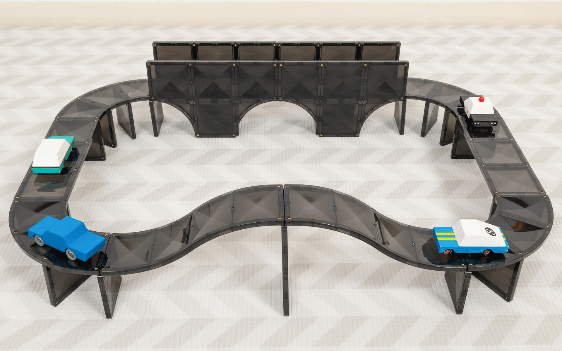 Connetix Tiles Creative Roads Pack 48 Piece 3 Connetix Tiles Creative Roads Pack 48 Piece