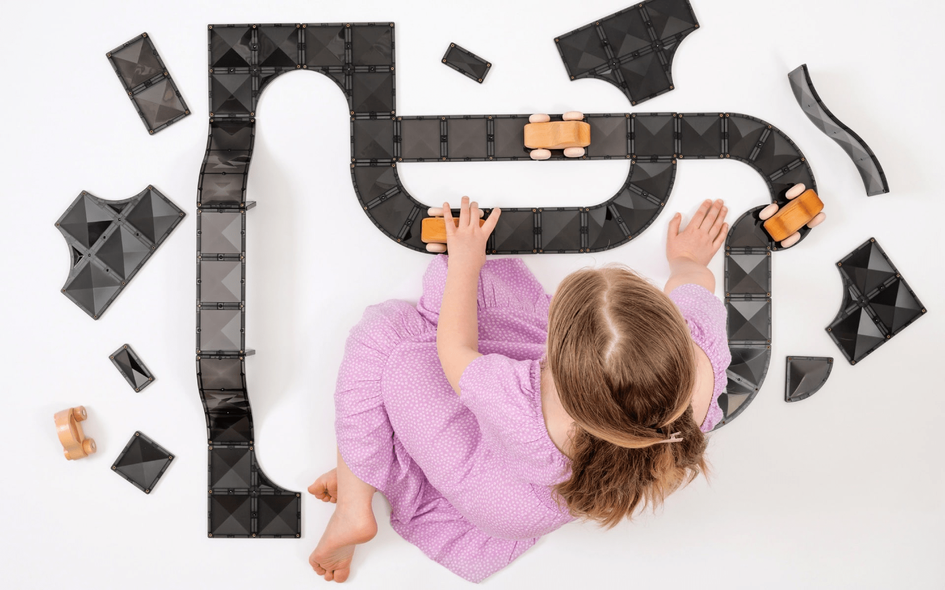 Connetix Tiles Creative Roads Pack 48 Piece 6 Connetix Tiles Creative Roads Pack 48 Piece
