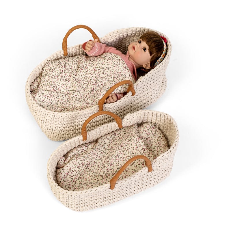Astrup Doll Knitted Basket and Bedding Set 3 Astrup Doll Knitted Basket and Bedding Set