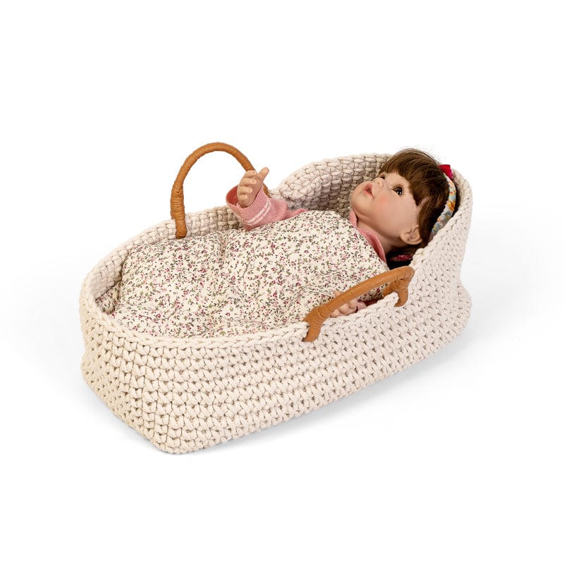 Astrup Doll Knitted Basket and Bedding Set 5 Astrup Doll Knitted Basket and Bedding Set