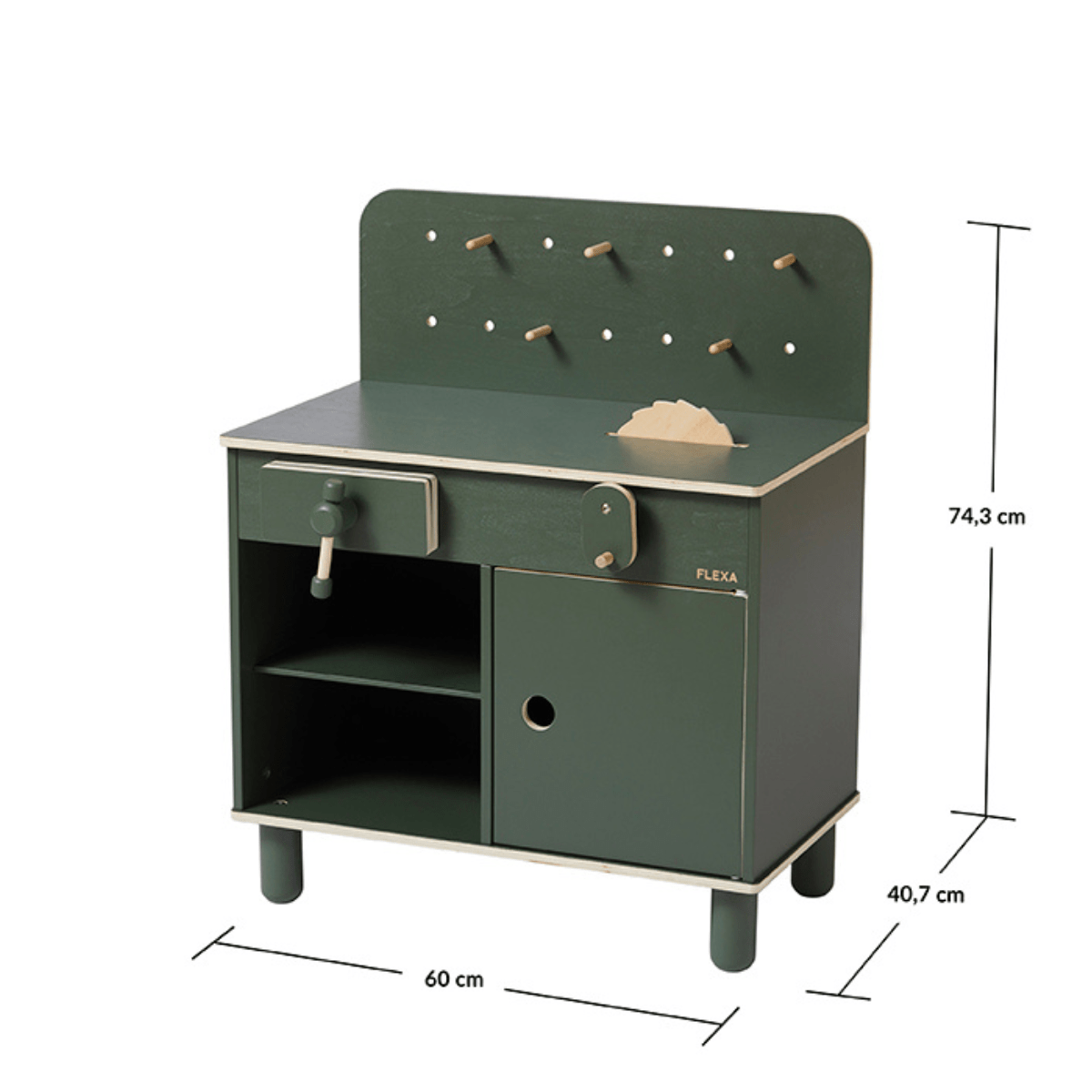 FLEXA Workbench DEEP GREEN 3 FLEXA Workbench DEEP GREEN