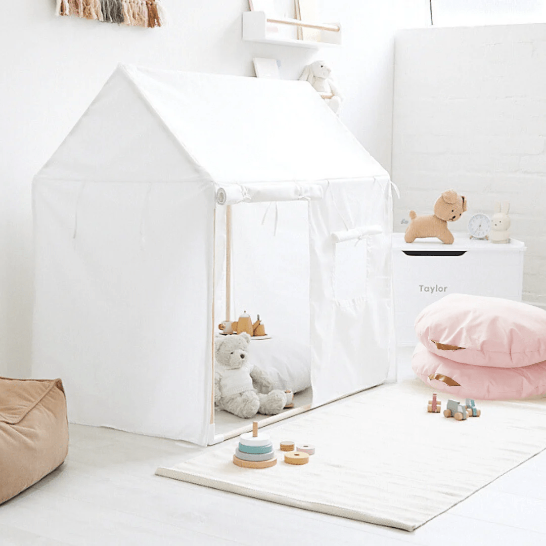 Playhouse Tent with 2pcs BAYLEY Boucle Cushions Bundle 10 Playhouse Tent with 2pcs BAYLEY Boucle Cushions Bundle