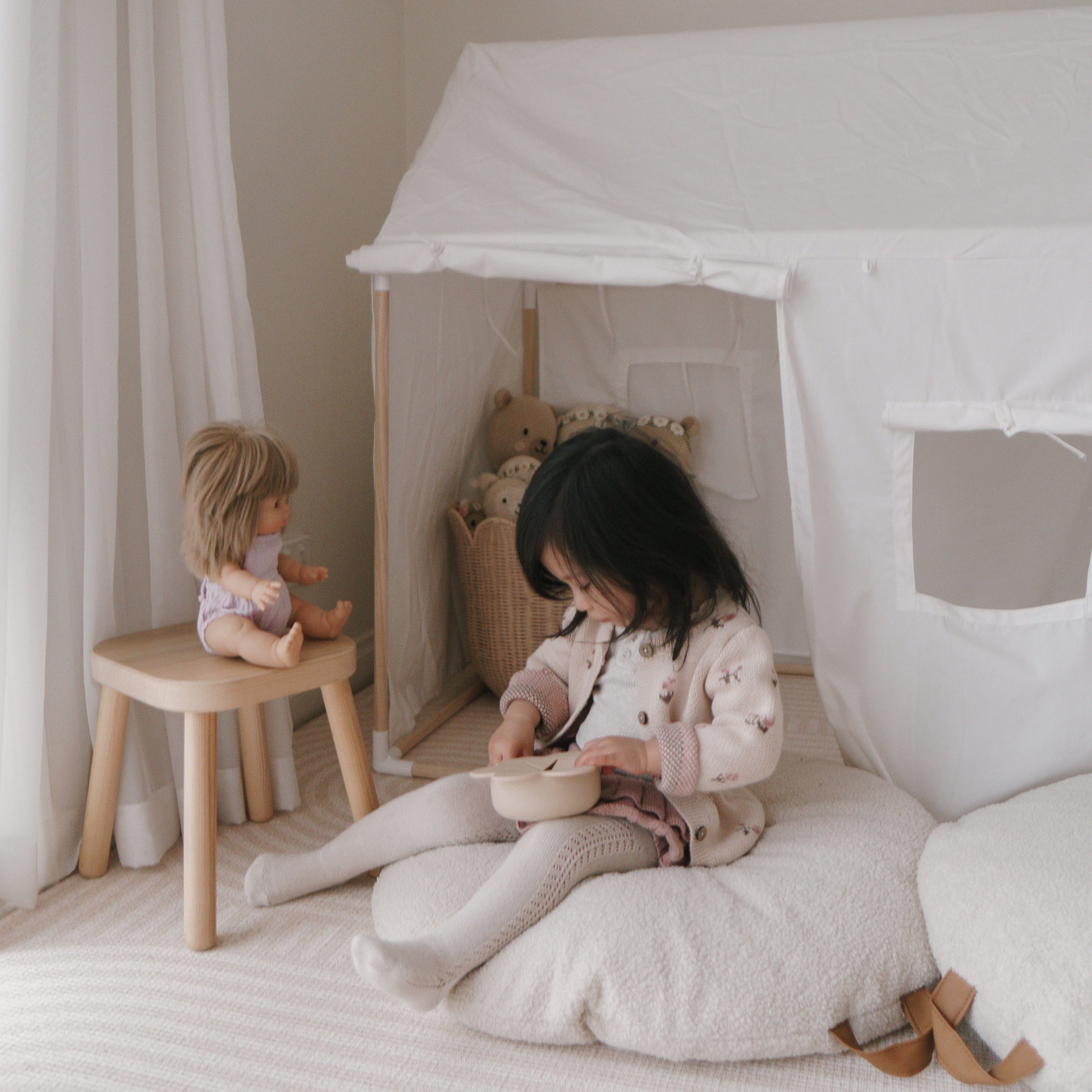 Playhouse Tent with 2pcs BAYLEY Boucle Cushions Bundle 12 Playhouse Tent with 2pcs BAYLEY Boucle Cushions Bundle