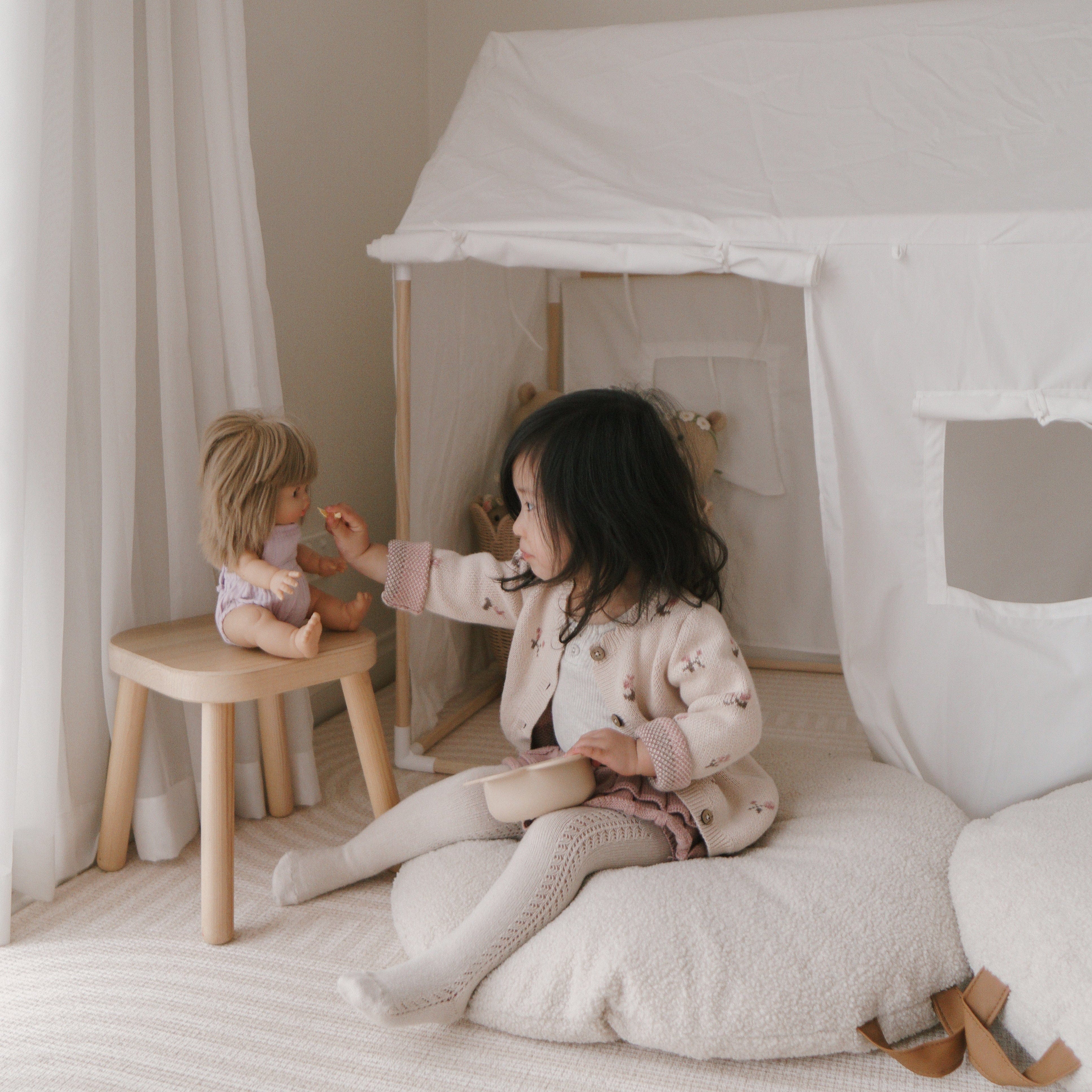 Playhouse Tent with 2pcs BAYLEY Boucle Cushions Bundle 13 Playhouse Tent with 2pcs BAYLEY Boucle Cushions Bundle