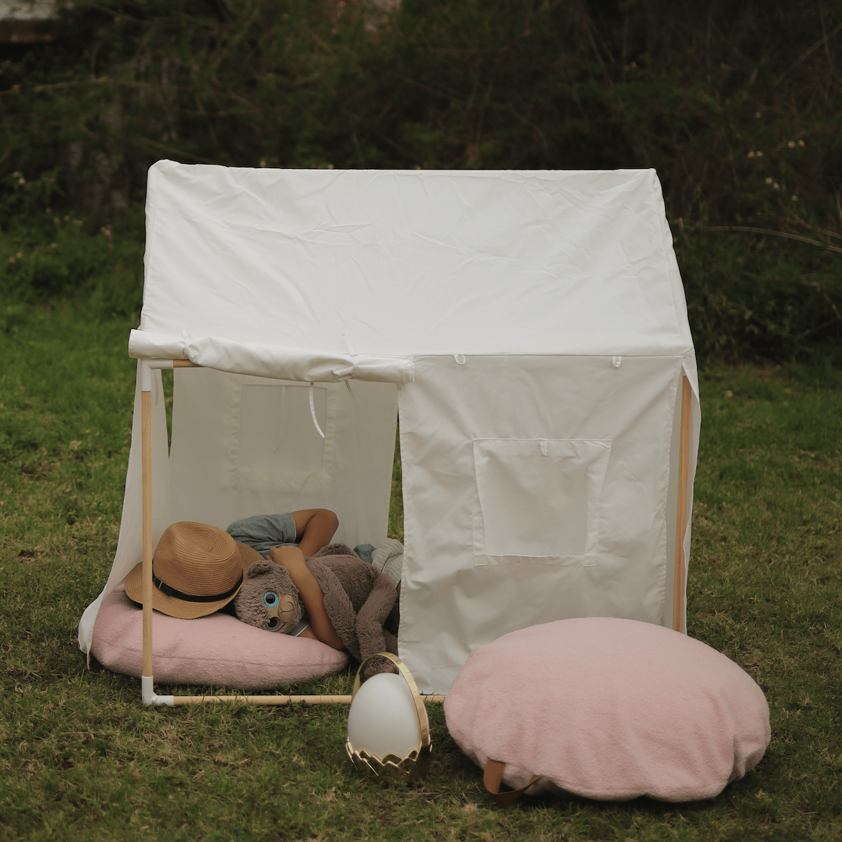 Playhouse Tent with 2pcs BAYLEY Boucle Cushions Bundle 14 Playhouse Tent with 2pcs BAYLEY Boucle Cushions Bundle