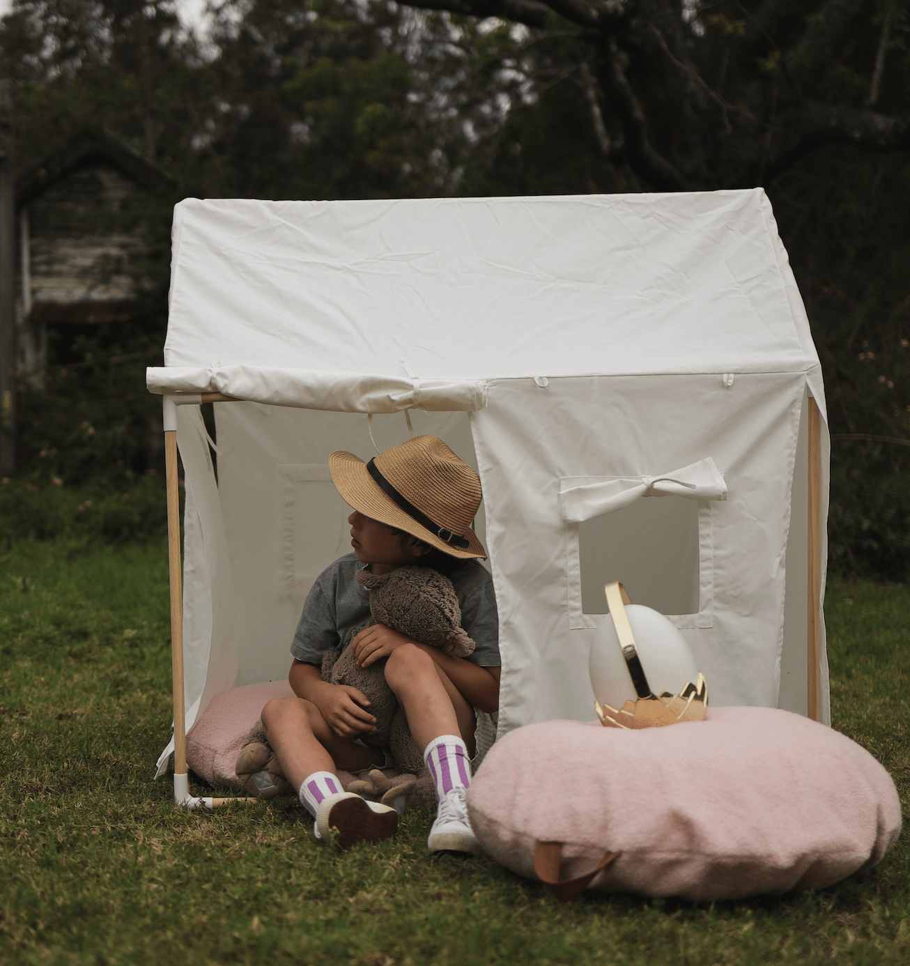 Playhouse Tent with 2pcs BAYLEY Boucle Cushions Bundle 15 Playhouse Tent with 2pcs BAYLEY Boucle Cushions Bundle