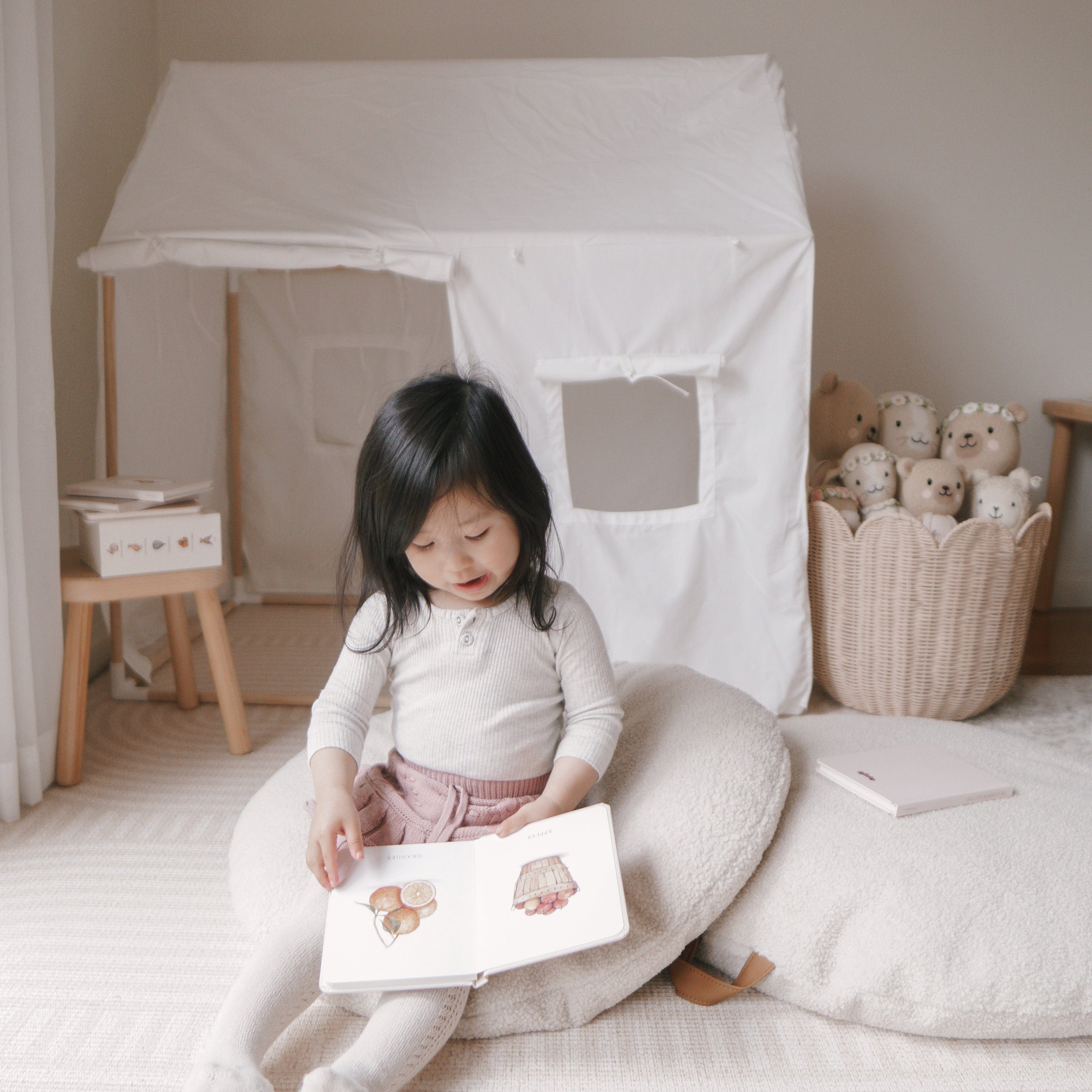 Playhouse Tent with 2pcs BAYLEY Boucle Cushions Bundle 2 Playhouse Tent with 2pcs BAYLEY Boucle Cushions Bundle