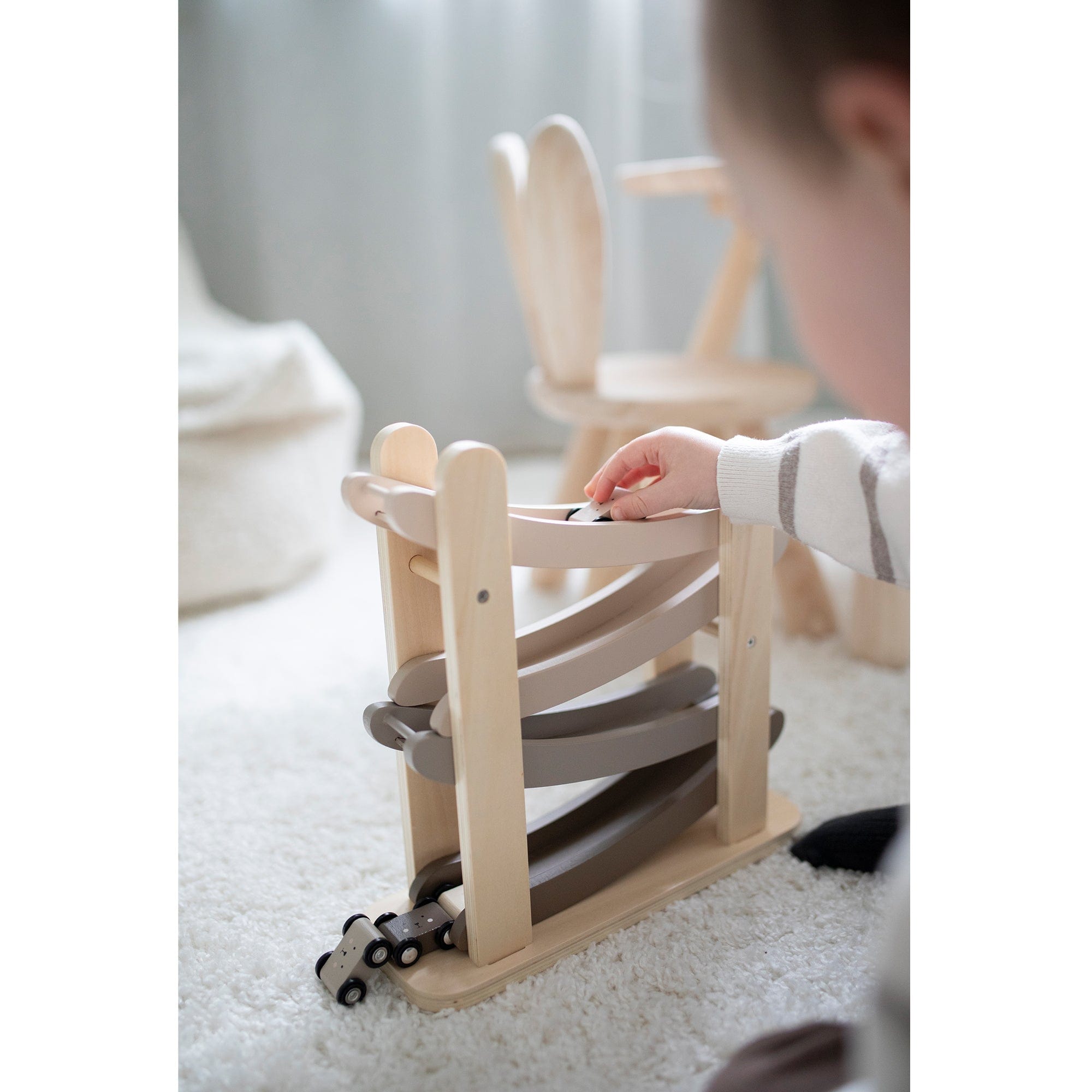 JaBaDaBaDo Ramp Racer Car Roller with Cars - Nature 3 JaBaDaBaDo Ramp Racer Car Roller with Cars - Nature