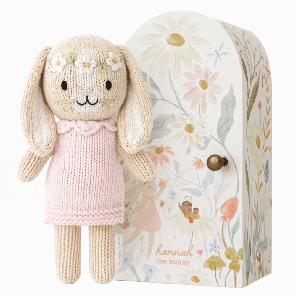 cuddle+kind Tiny Hannah the Bunny blush 1 cuddle+kind Tiny Hannah the Bunny blush