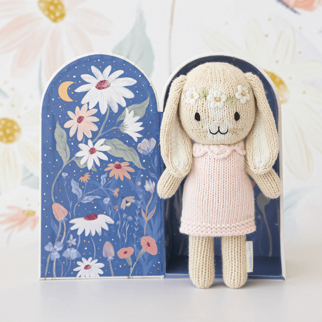 cuddle+kind Tiny Hannah the Bunny blush 4 cuddle+kind Tiny Hannah the Bunny blush