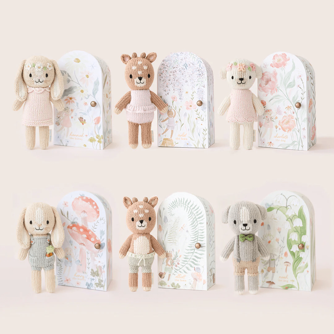 cuddle+kind Tiny Hannah the Bunny blush 8 cuddle+kind Tiny Hannah the Bunny blush
