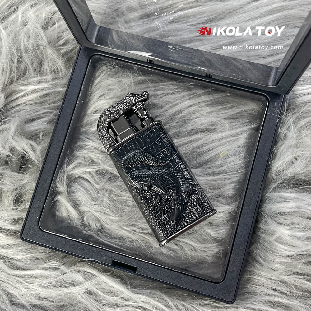 New Crocodile Double Flame Lighter 2 New Crocodile Double Flame Lighter