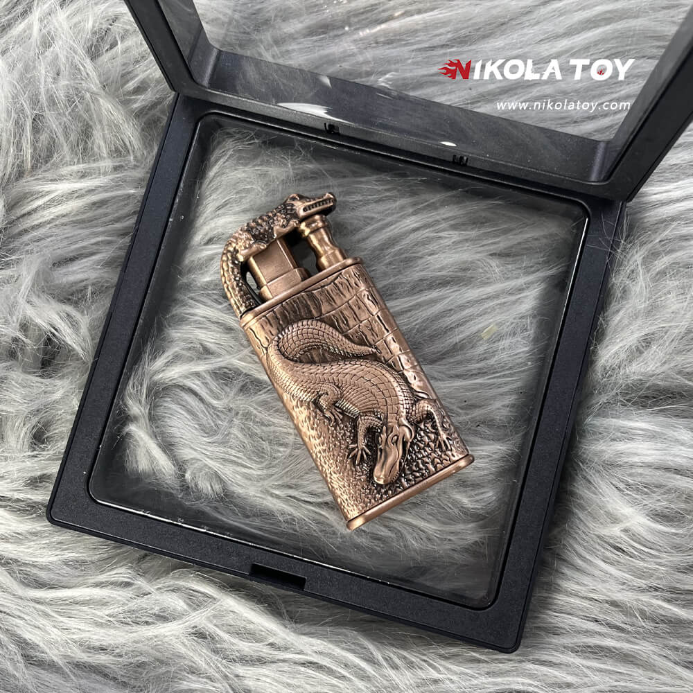 New Crocodile Double Flame Lighter 3 New Crocodile Double Flame Lighter