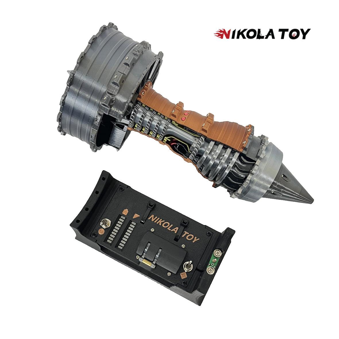 NIKOLATOY® Brushless motor version super RR trent 900 turbofan engine model 3 NIKOLATOY® Brushless motor version super RR trent 900 turbofan engine model