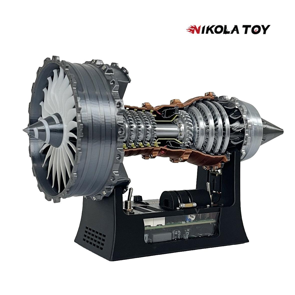 NIKOLATOY® Brushless motor version super RR trent 900 turbofan engine model 6 NIKOLATOY® Brushless motor version super RR trent 900 turbofan engine model