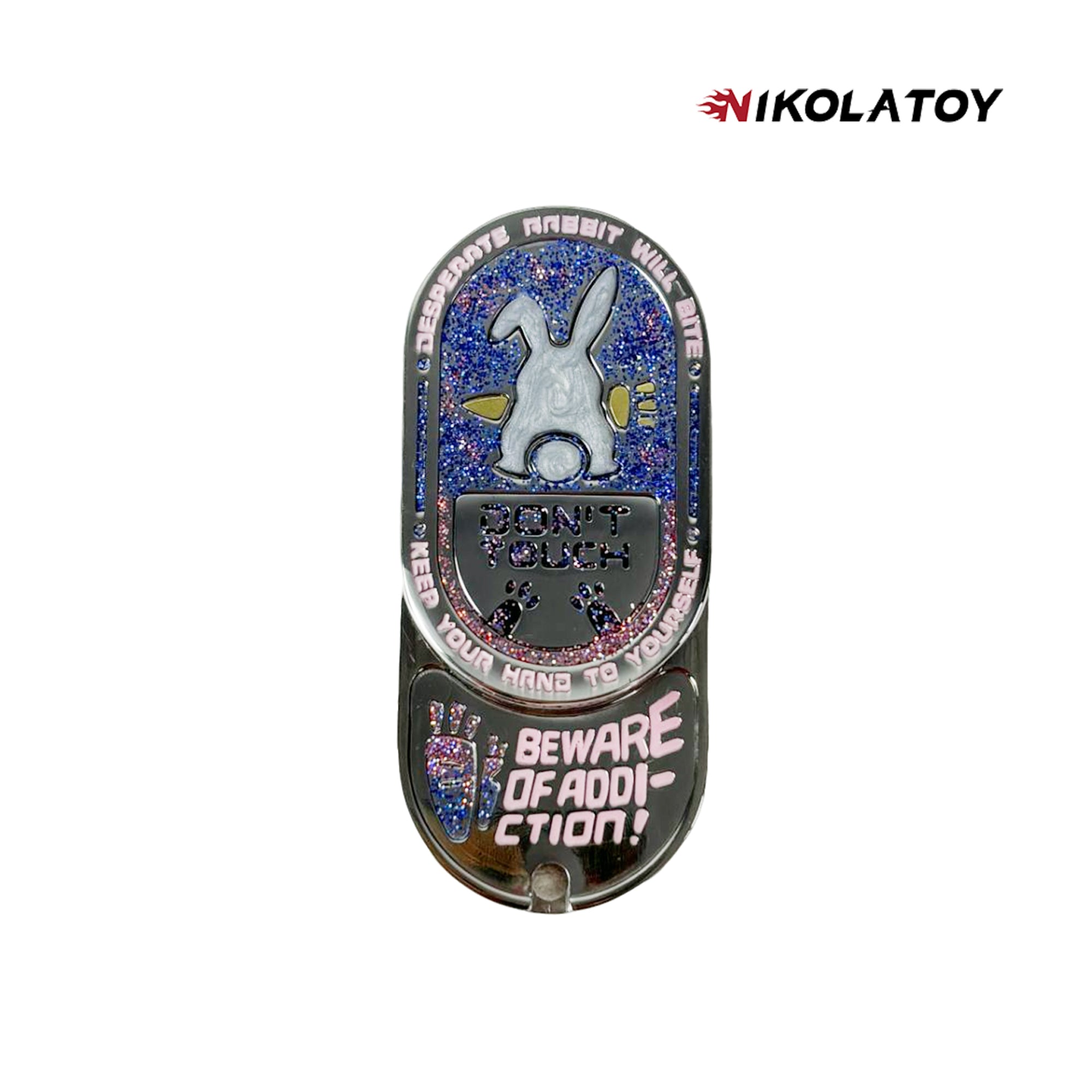 NIKOLATOY® EDC Fidget Toys - Rabbit Badge 1 NIKOLATOY® EDC Fidget Toys - Rabbit Badge