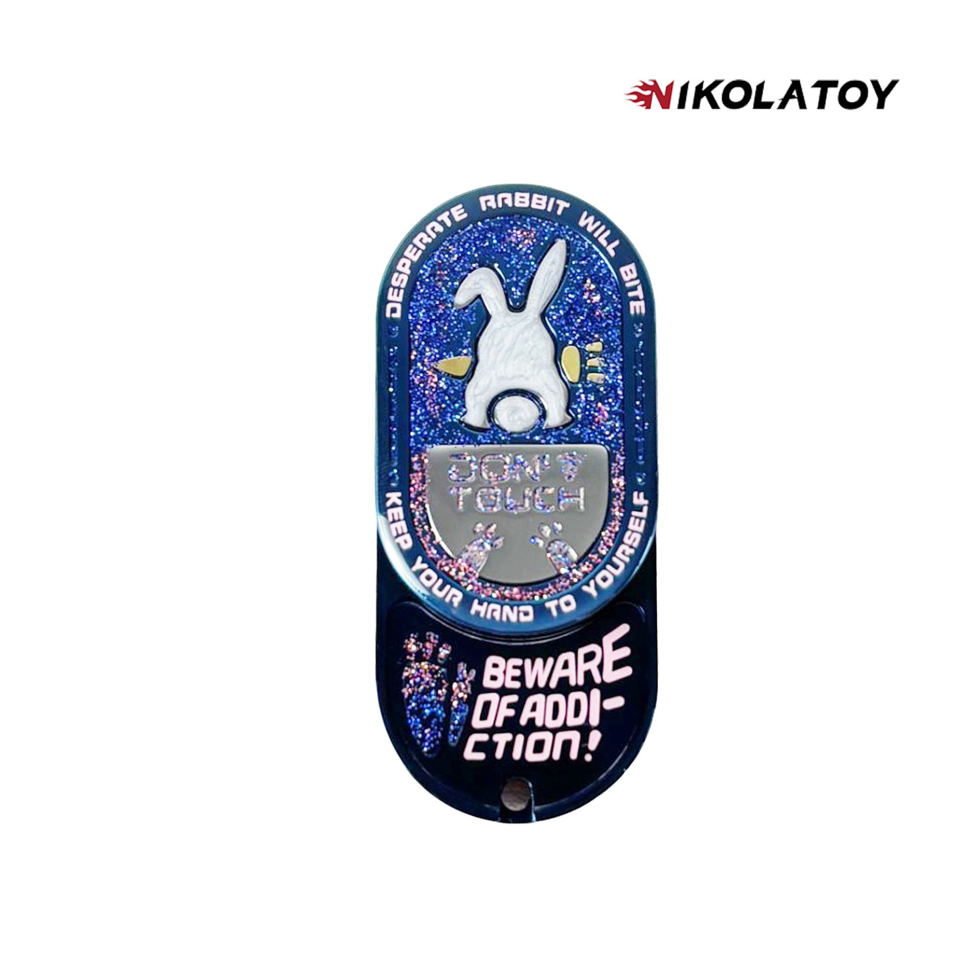 NIKOLATOY® EDC Fidget Toys - Rabbit Badge 2 NIKOLATOY® EDC Fidget Toys - Rabbit Badge
