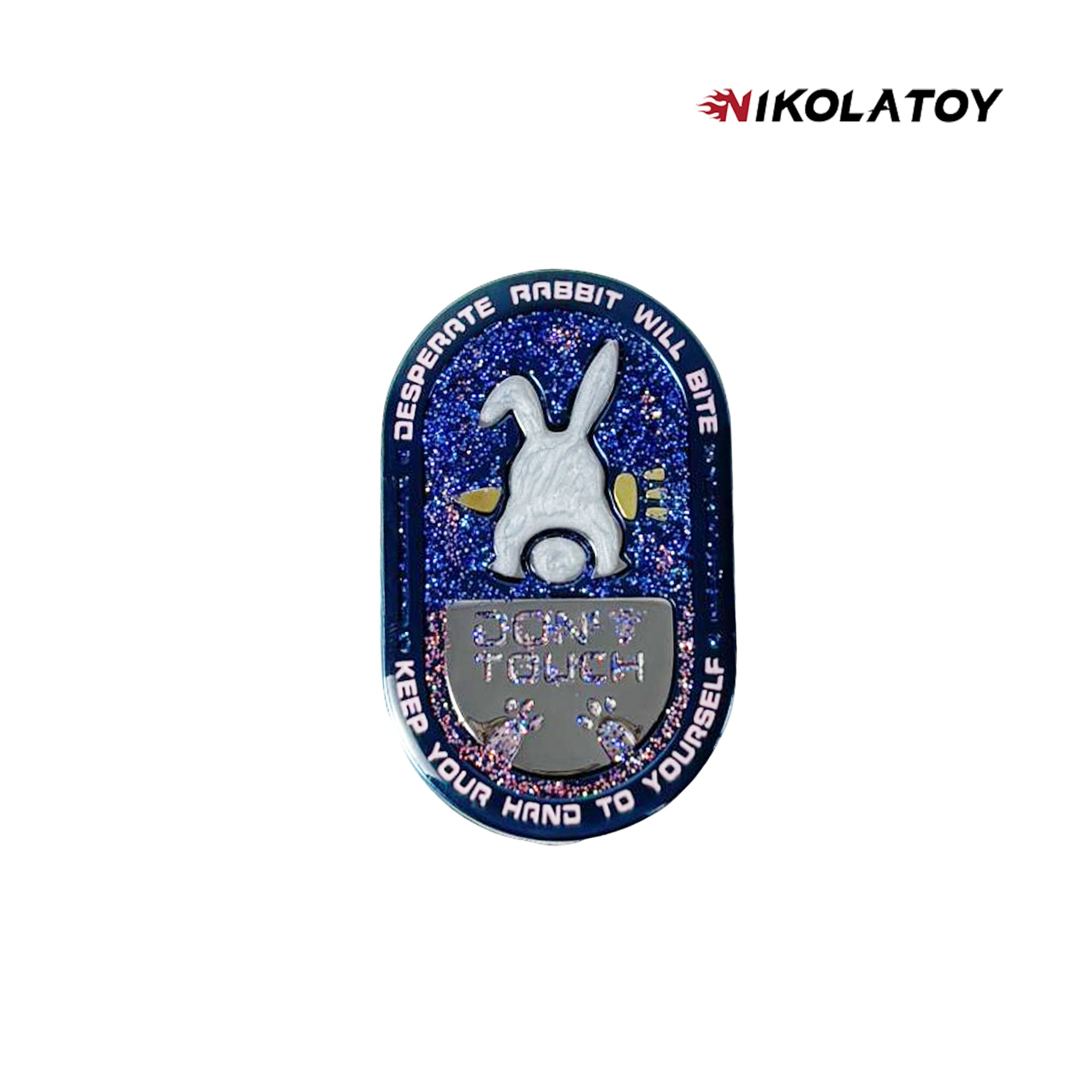 NIKOLATOY® EDC Fidget Toys - Rabbit Badge 4 NIKOLATOY® EDC Fidget Toys - Rabbit Badge