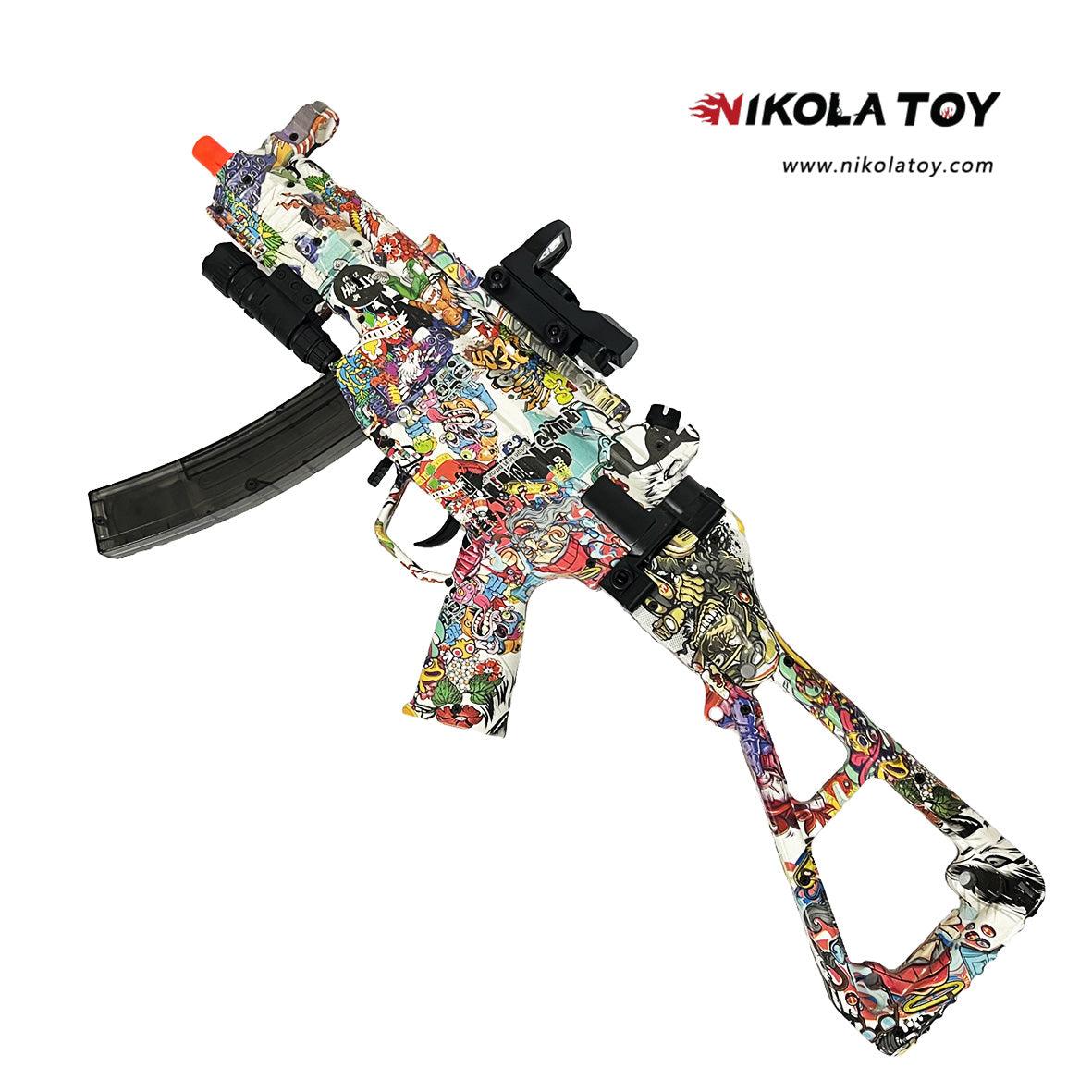 NIKOLATOY® High performance nylon graffiti MP5 Gel Blaster 1 NIKOLATOY® High performance nylon graffiti MP5 Gel Blaster