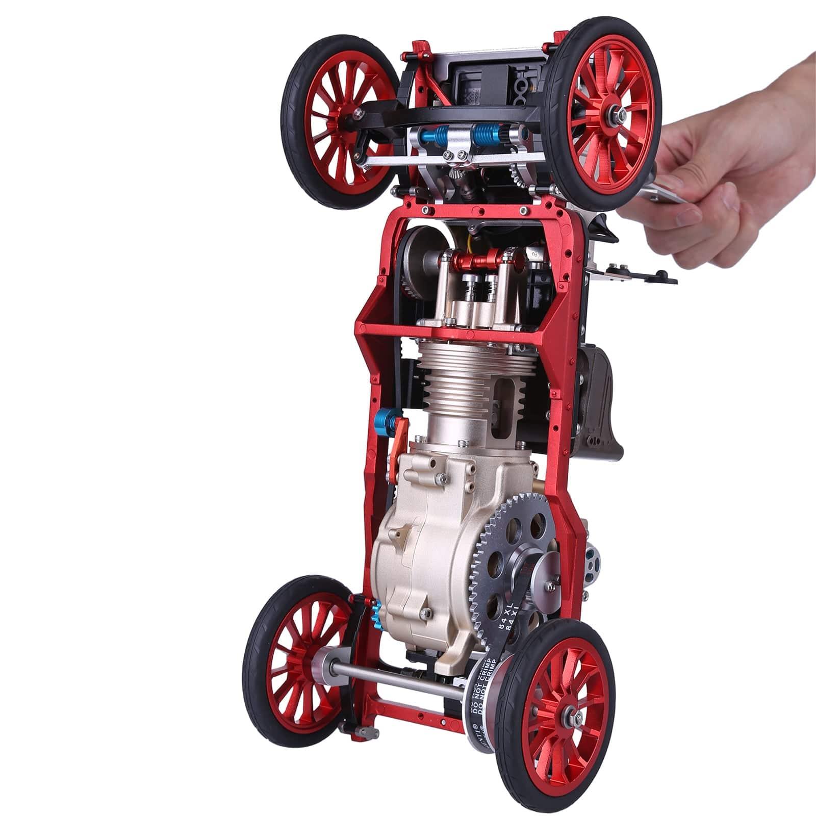 NIKOLATOY® Teching Assembly Vintage Classic Car Metal Mechanical Model Toy with Electric Engine 310+pcs 5 NIKOLATOY® Teching Assembly Vintage Classic Car Metal Mechanical Model Toy with Electric Engine 310+pcs