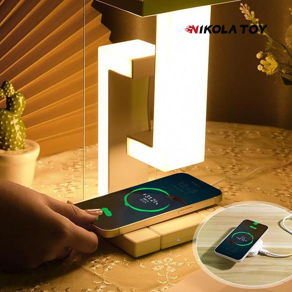 NIKOLATOY® tensegrity smart led desk lamp with wireless charger 4 NIKOLATOY® tensegrity smart led desk lamp with wireless charger