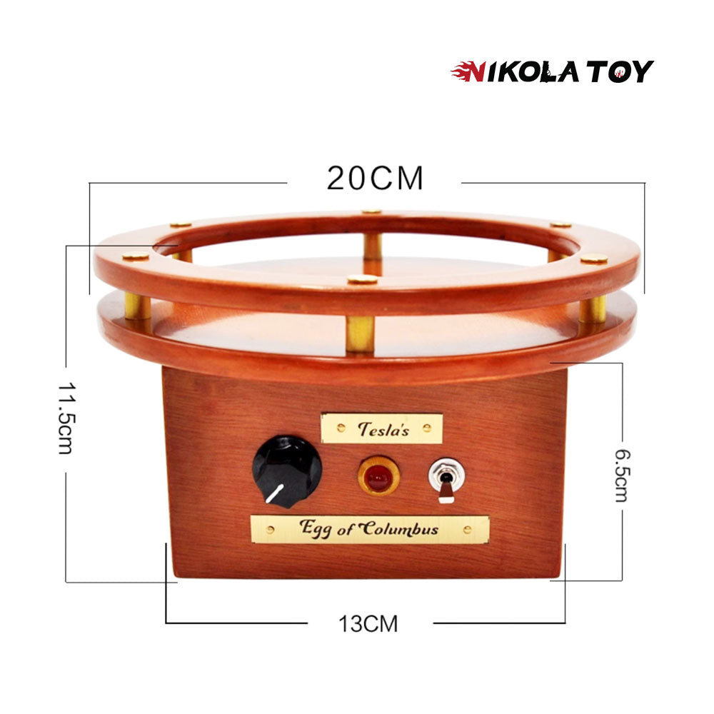 NIKOLATOY® Tesla's egg of Columbus-Electromagnetic Eddy Current Experiment 5 NIKOLATOY® Tesla's egg of Columbus-Electromagnetic Eddy Current Experiment